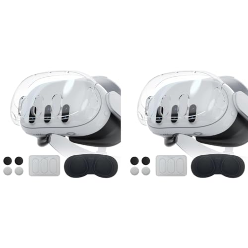 ZORBES® Protective Case for Meta Quest 3, Shell Cover for Oculus, VR Accessories, Lens Tempered Film, Joystick Caps, No Meta Quest 3 2PCS ZORBES® Protective Case for Meta Quest 3, Shell Cover for Oculus, VR Accessories, Lens Tempered Film, Joystick Caps, No Meta Quest 3 2PCS